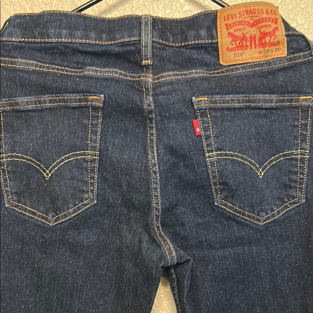 Levi's Men's Straight Jeans - Dark Blue